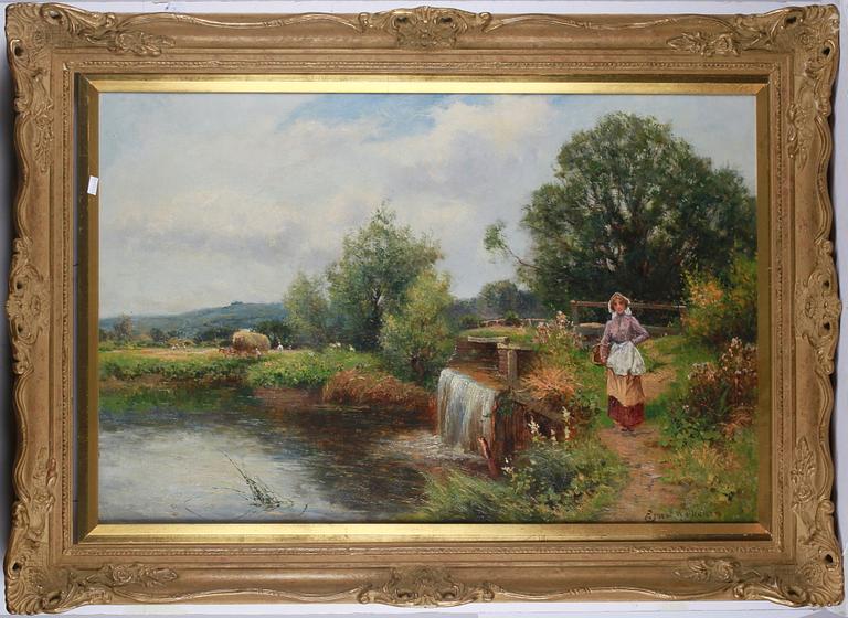 ERNEST WALBOURN, olja på duk, sign.