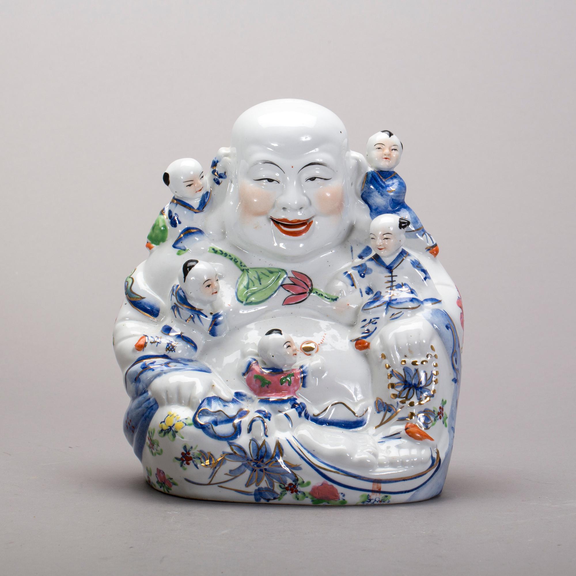 BUDDHA, porslin, Kina, 1900-tal.