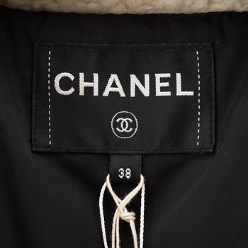Chanel, a down jacket, French size 38.