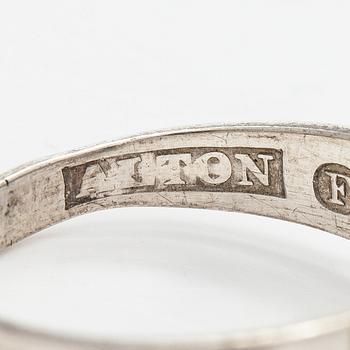 Smyckesset, 4 delar, silver, syntetisk stenar, Pege (Karl-Erik Palmberg), Alton, Sverige.