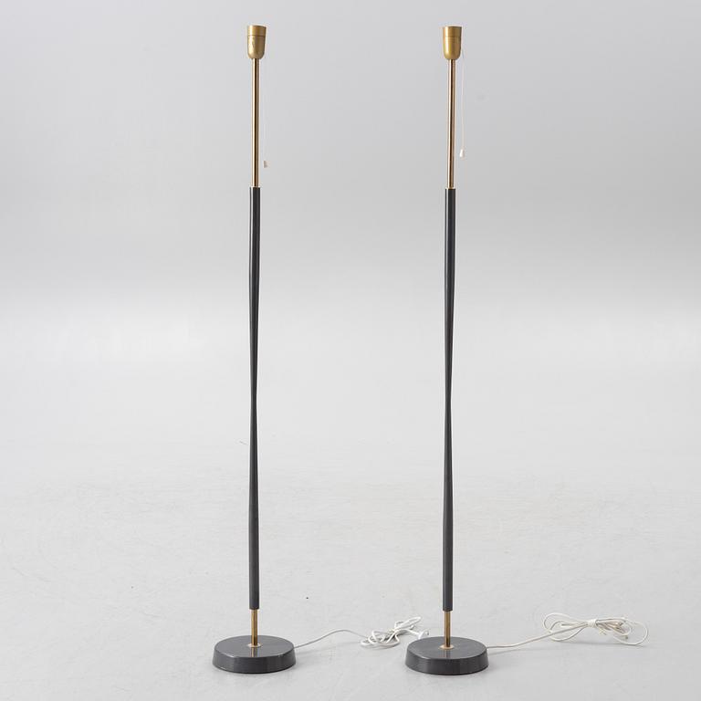 Asea, floor lamps, a pair, first half of the 20th century.