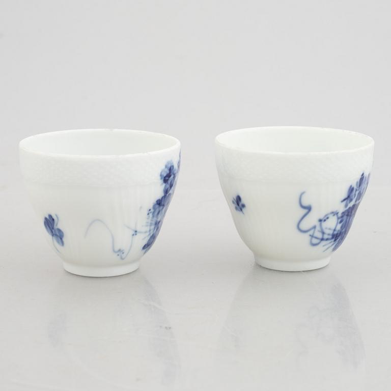 Royal Copenhagen, a 27-piece coffee service, 'Blue Flower', Denmark.