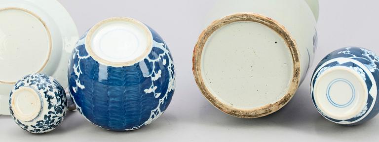 PARTI PORSLIN, 6 delar,  Kina, bla 1900-tal.