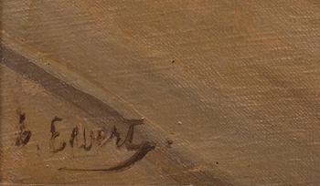 OKÄND KONSTNÄR, olja på duk, signerad.