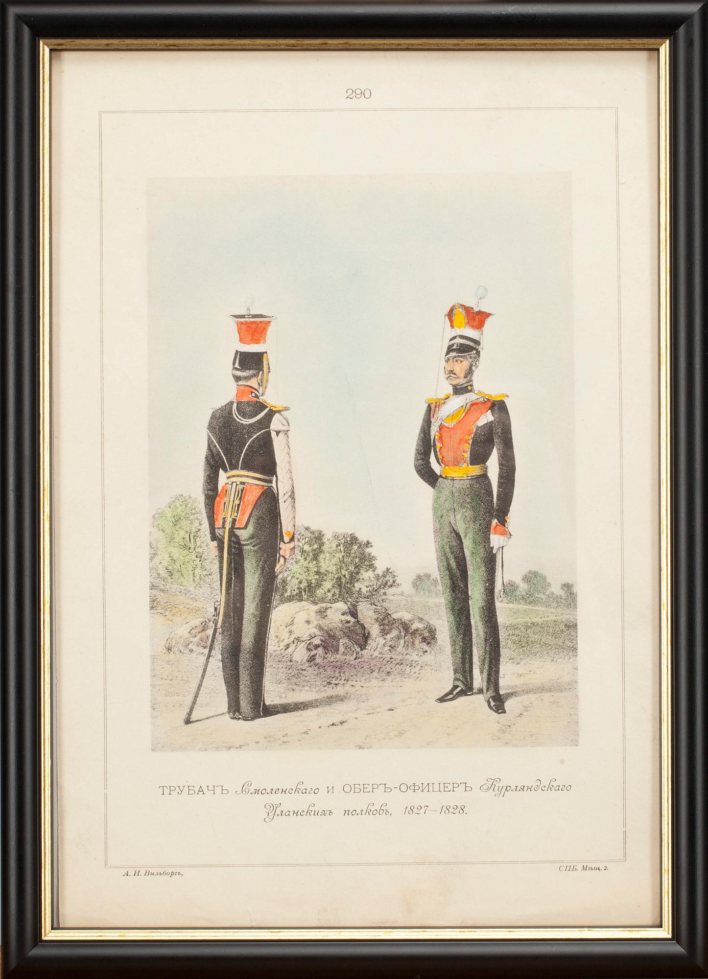 LITOGRAFIER, 3 st, S:t Petersburg, Ryssland 1900-talets början.