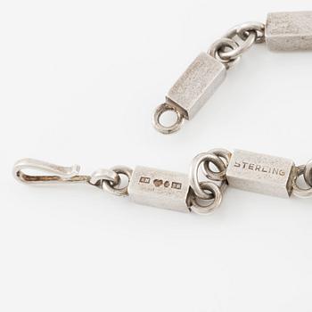 Wiwen Nilsson, halsband, sterlingsilver, Lund 1944.
