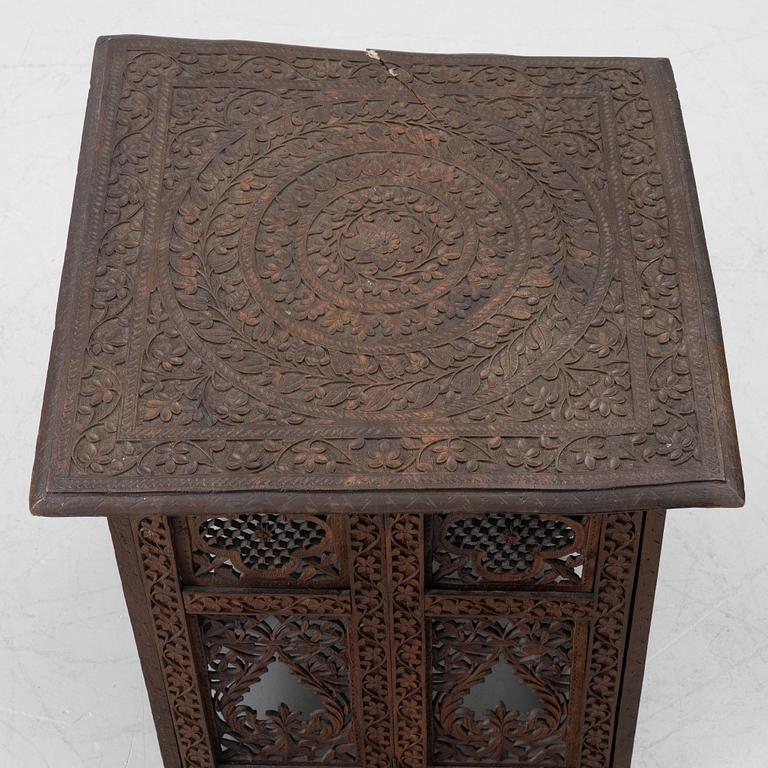 An Anglo-Indian hardwood folding Table, North India, circa 1880. .