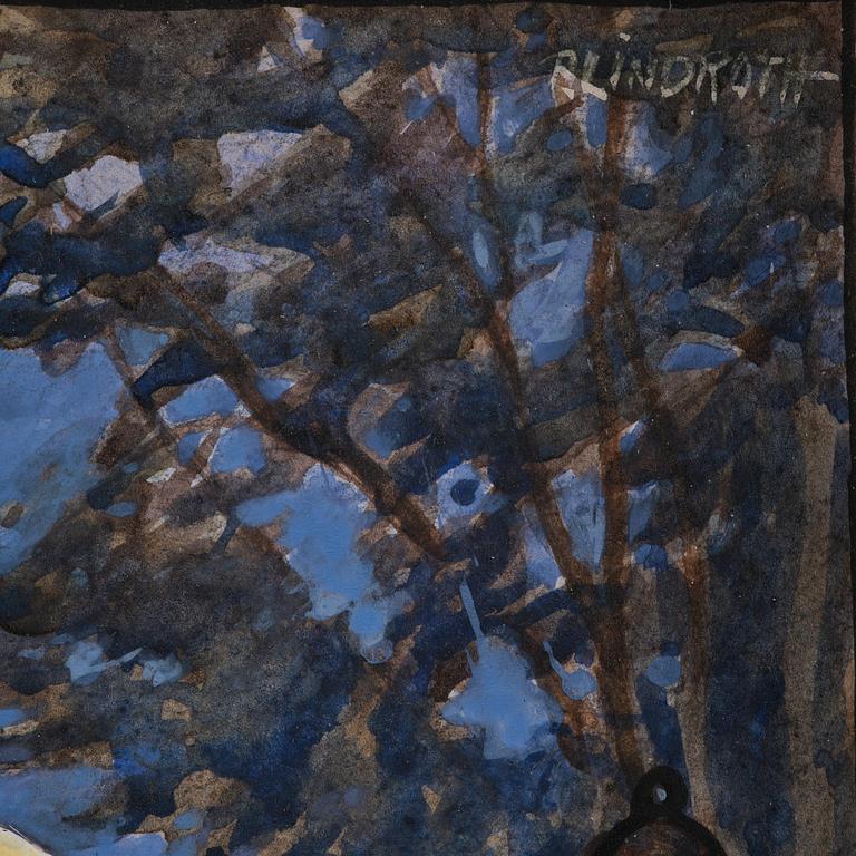 Per Lindroth, Promenad vid Dramaten.