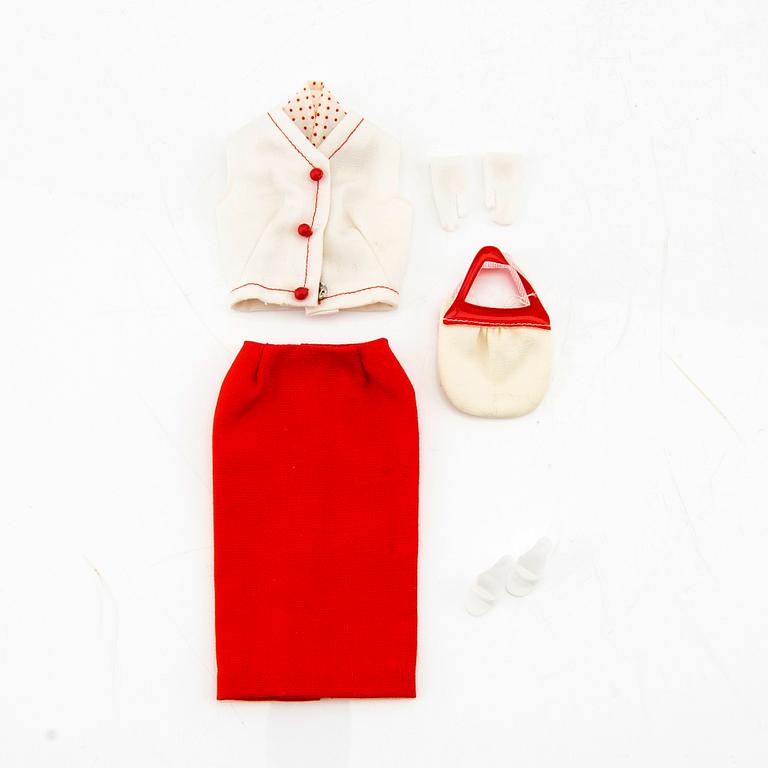 Barbie clothes 8 set. vintage Including "Satin 'n Rose" Mattel 1964, "Black Magic" Mattel 1964-65.