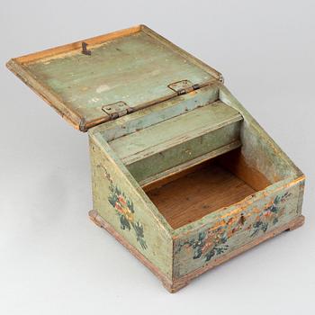 A swedish wooden box, late 18th century/early 19th century.