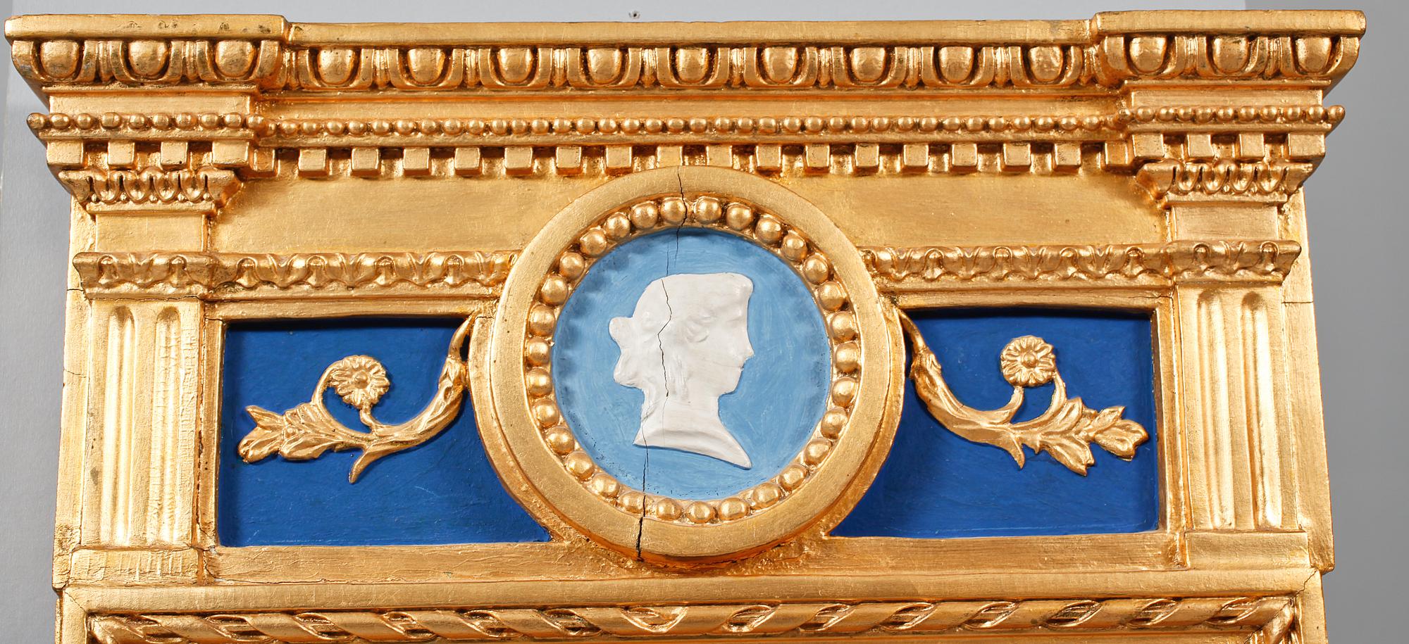 SPEGELLAMPETT, sengustaviansk, omkring år 1800.
