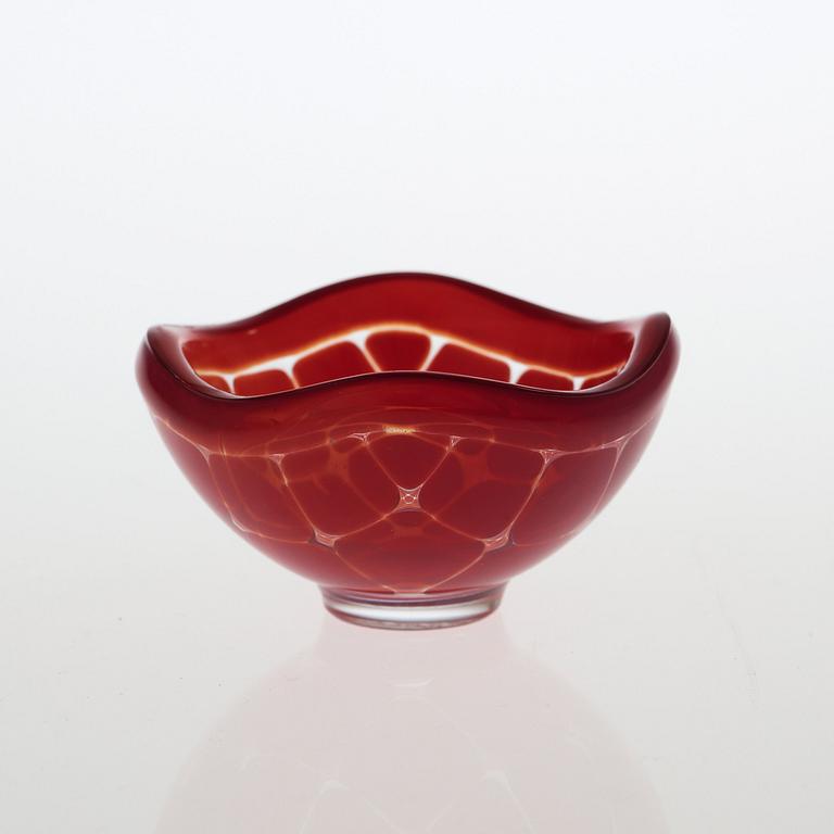 A Sven Palmqvist 'ravenna' glass bowl, Orrefors 1958.