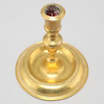 An 18th century candlestick.