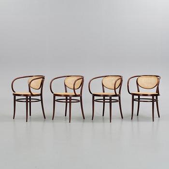 KARMSTOLAR, 4 st, Thonet, "Thonet 80", 1900-talets slut.