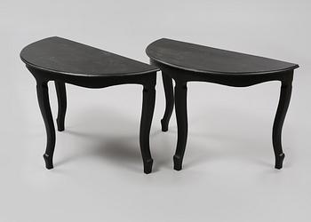 MÅNBORD, ett par, 1900-talet första hälft.