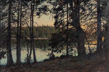 Gottfrid Kallstenius, oil on canvas, signed and dated 1921.