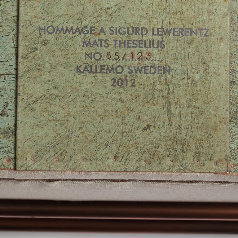 Mats Theselius, fåtölj, "Hommage à Sigurd Lewerentz", ed. 85/123, Källemo, Värnamo, efter 2012.