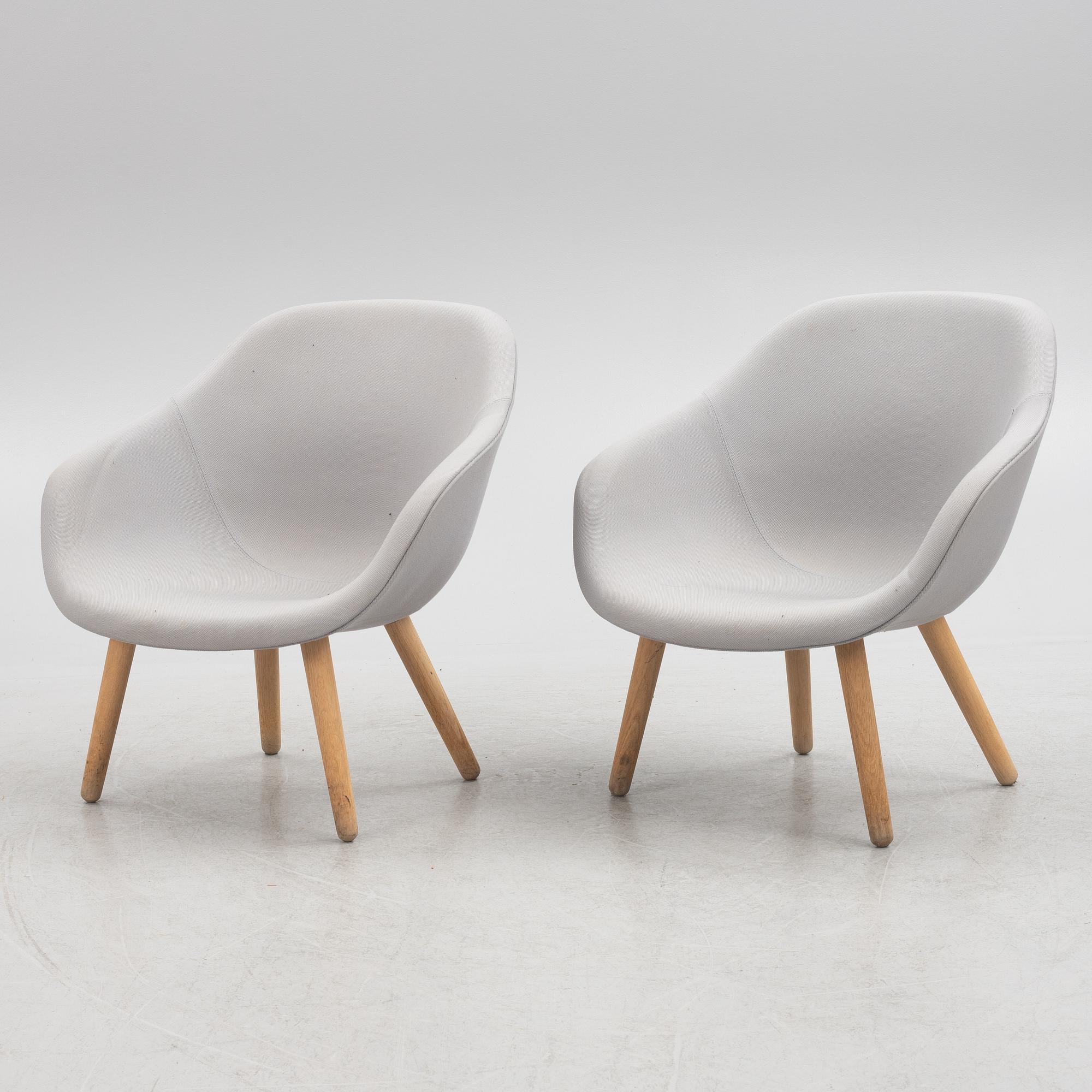 Hee Welling, a pair of "About a lounge" chairs, HAY,.