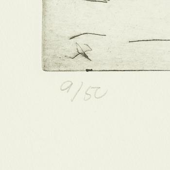 Evert Lundquist, Figurmotiv, 5 st.