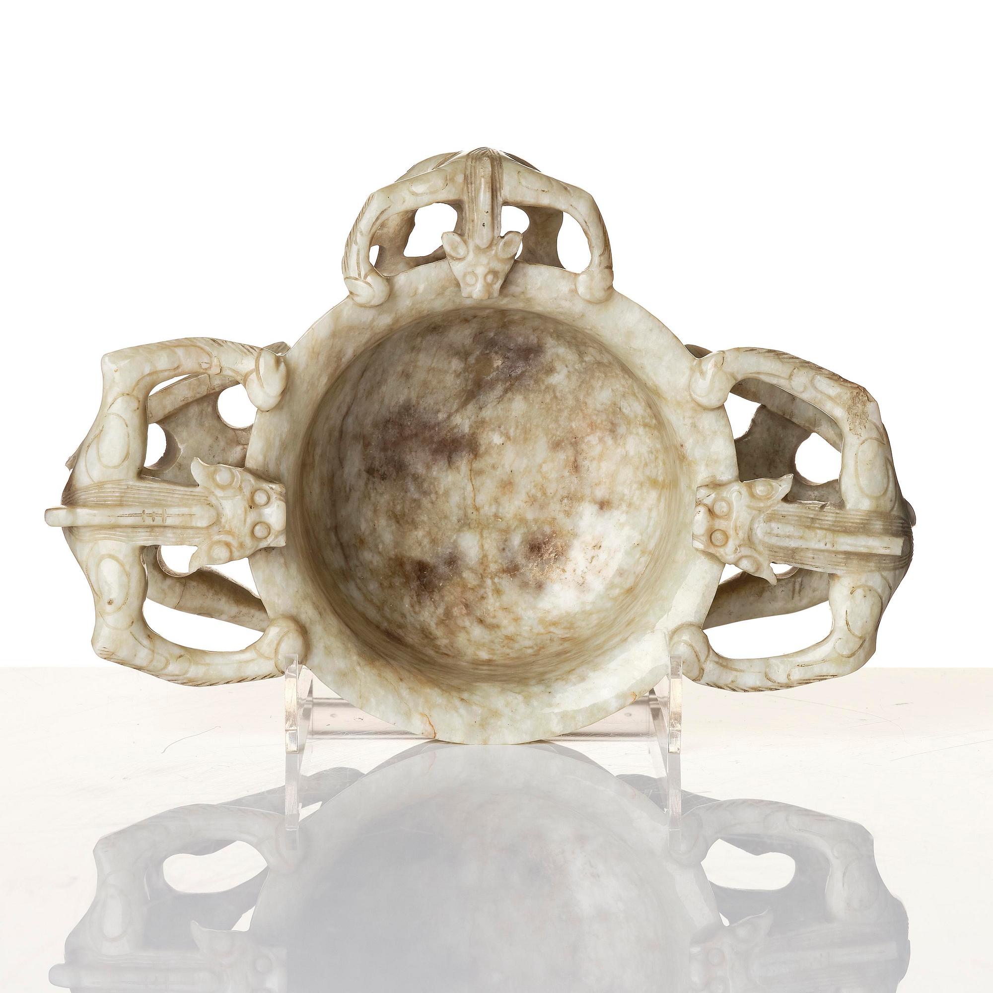 Bägare, jade. Mingdynastin (1368-1644).