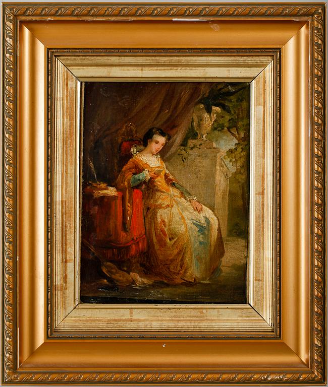 OKÄND KONSTNÄR, 1800-tal, olja på duk.