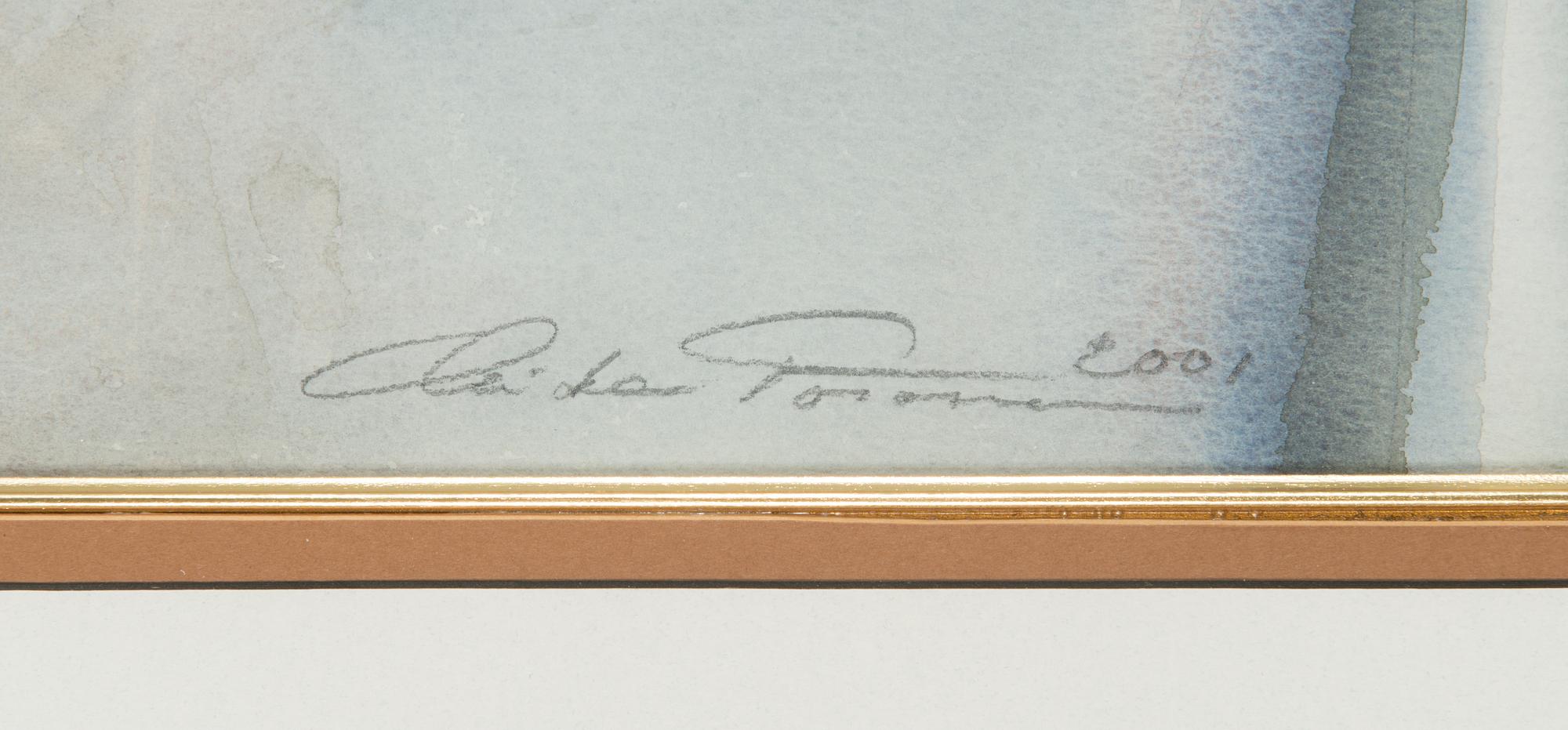 Mika Törönen, akvarelli, signeerattu ja päivätty 2001.