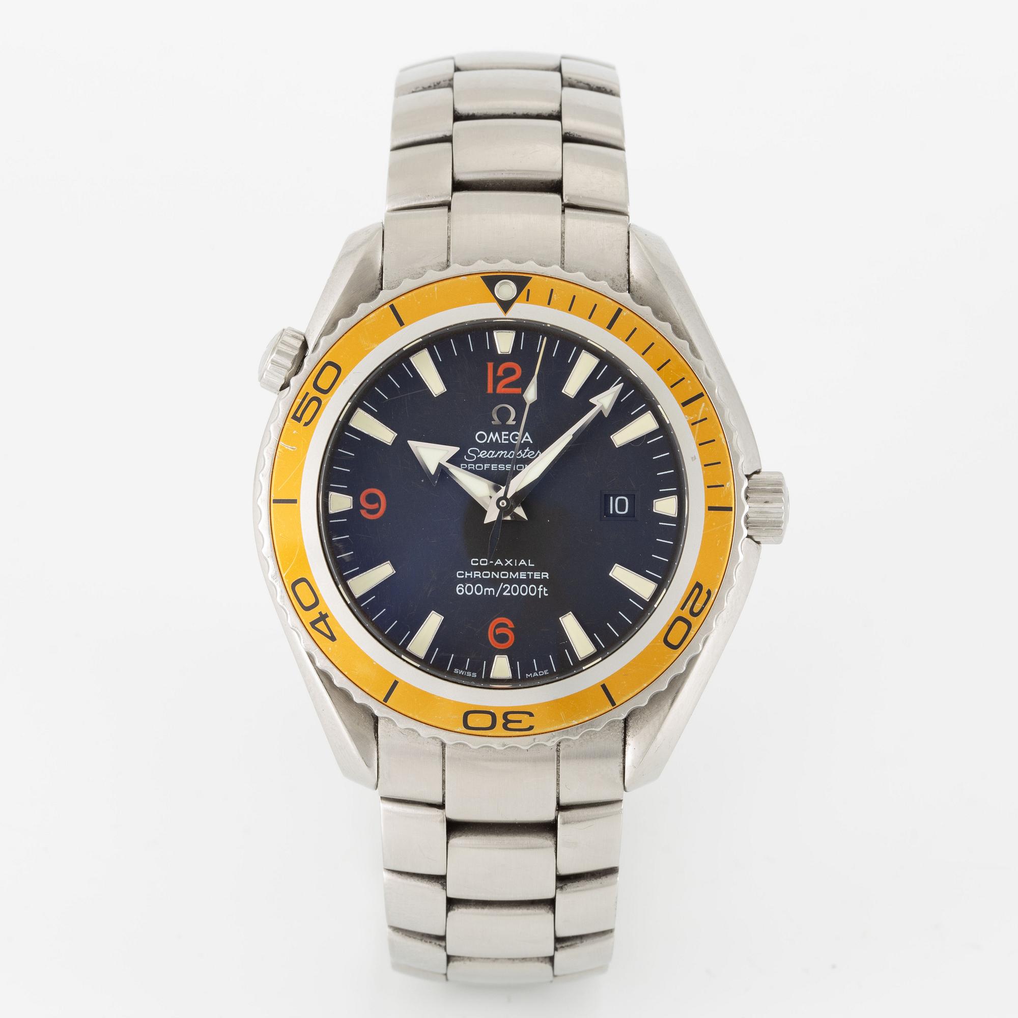 Omega, Seamaster, Planet Ocean, wristwatch, 45.5 mm.