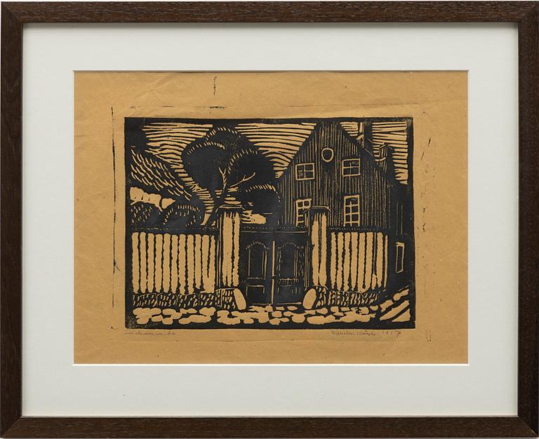 Wilhelm Kåge, Four linoleum cuts.