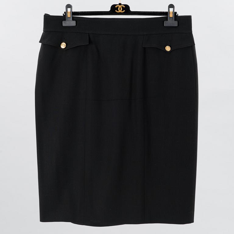 SKIRT AND A PAIR OF TROUSERS.