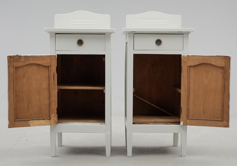 SÄNGBORD, ett par, jugend, 1900-talets början.