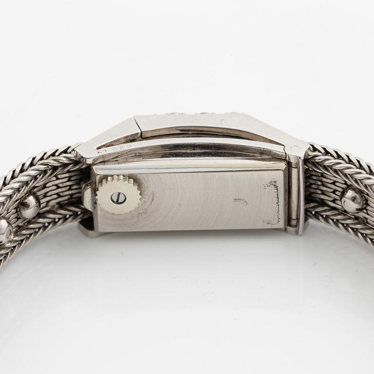 Aftonklocka/smyckeur, Blancpain,  18K vitguld med briljantslipade diamanter.