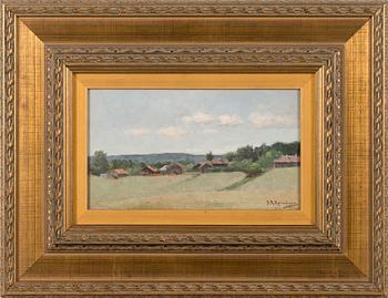 Sigfrid August Keinänen, oil on board, signed.