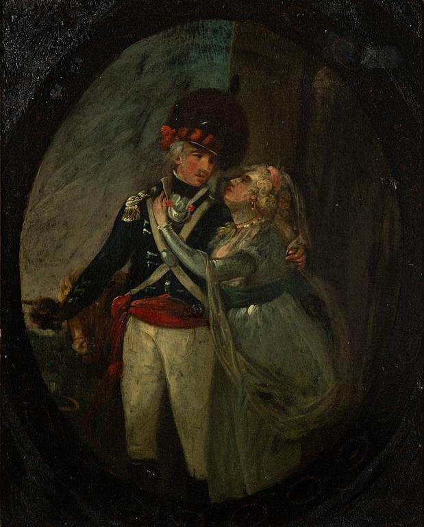 George Morland, his art, Courting.