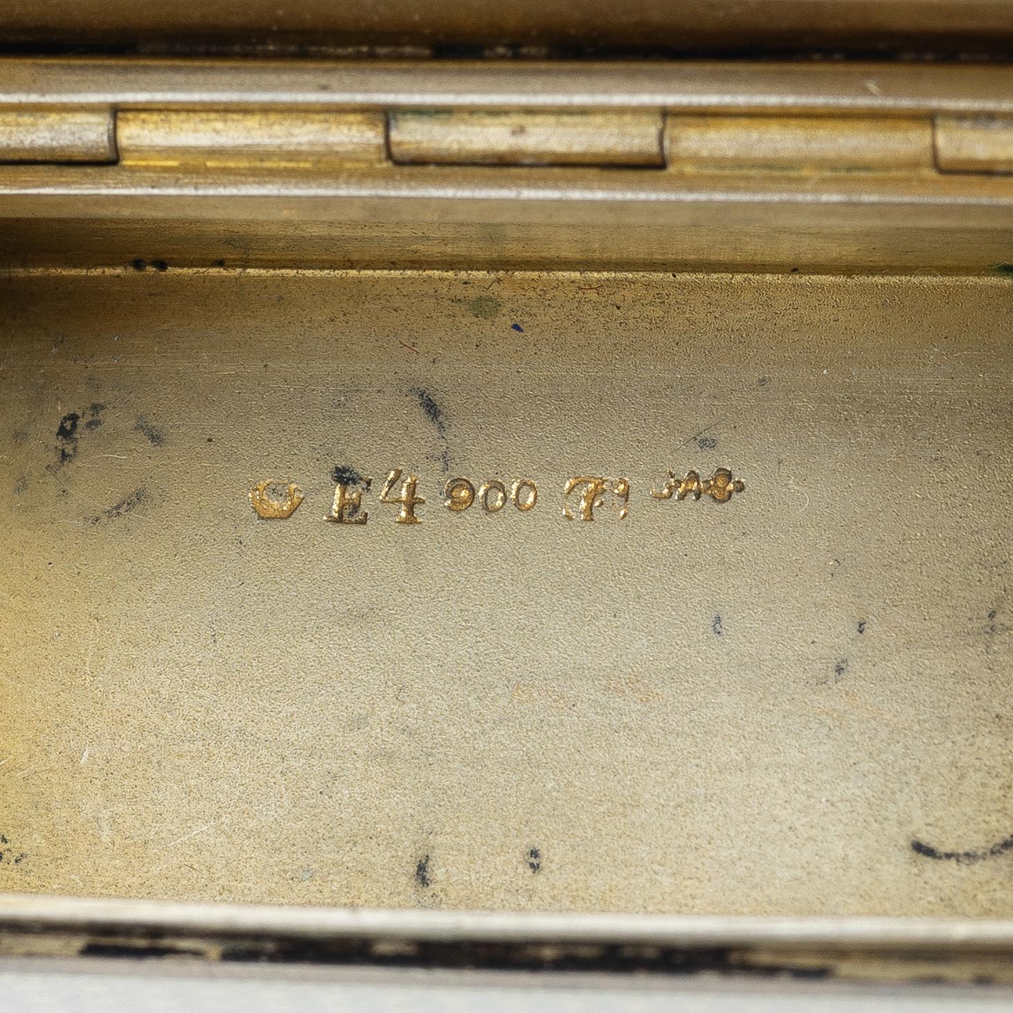 Georg Adam Scheid, a box, Vienna, Austria, circa 1900.