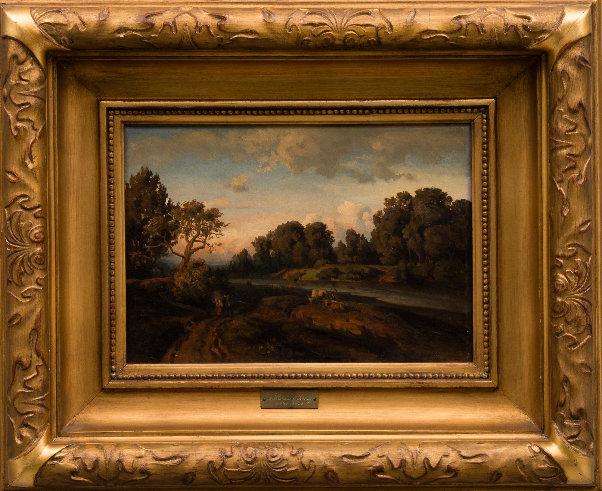 VICTORIA ÅBERG, olja på duk, osignerad, a tergo intyg.