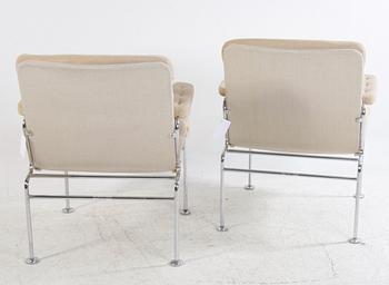 FÅTÖLJER, ett par, "Birgitta", Bruno Mathsson, Dux.