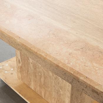 MATBORD travertin Italien 1970-80-tal.