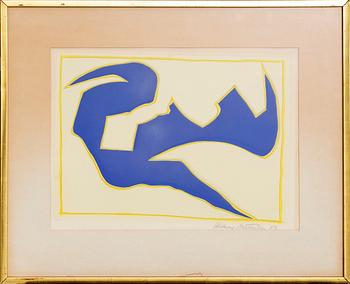 RICHARD MORTENSEN, etching in colours signed dated and numbered 89 27/100.