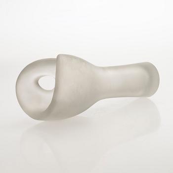 Timo Sarpaneva, a glass vase model 3530,  signed Timo Sarpaneva.