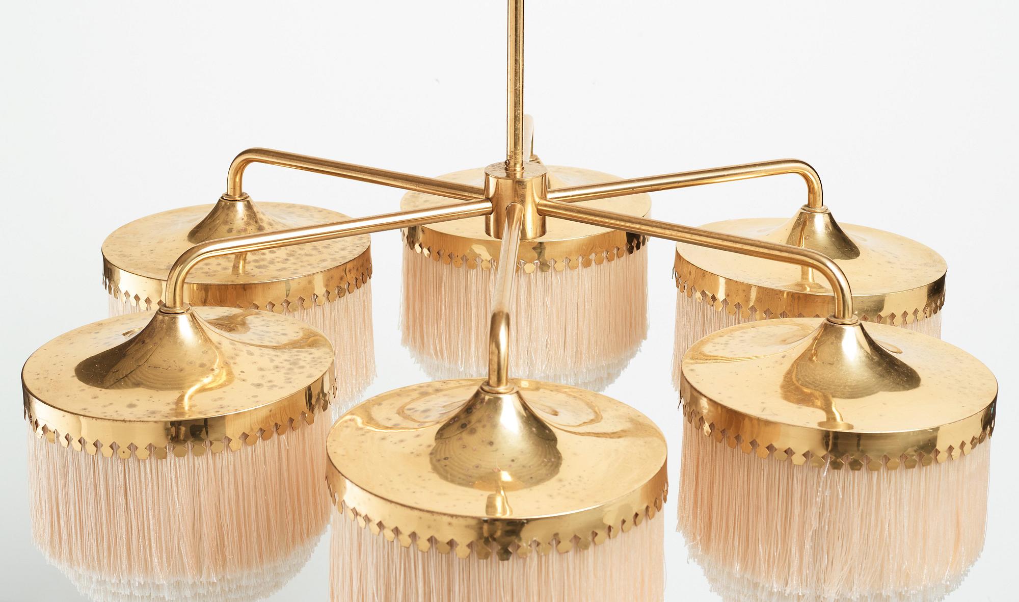 Hans-Agne Jakobsson, taklampa, modell "T606/95", Markaryd, 1960-70-tal.