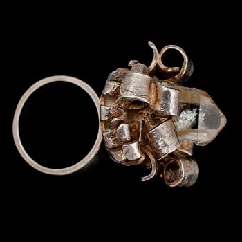 RING, silver, Claes Giertta, 1968.