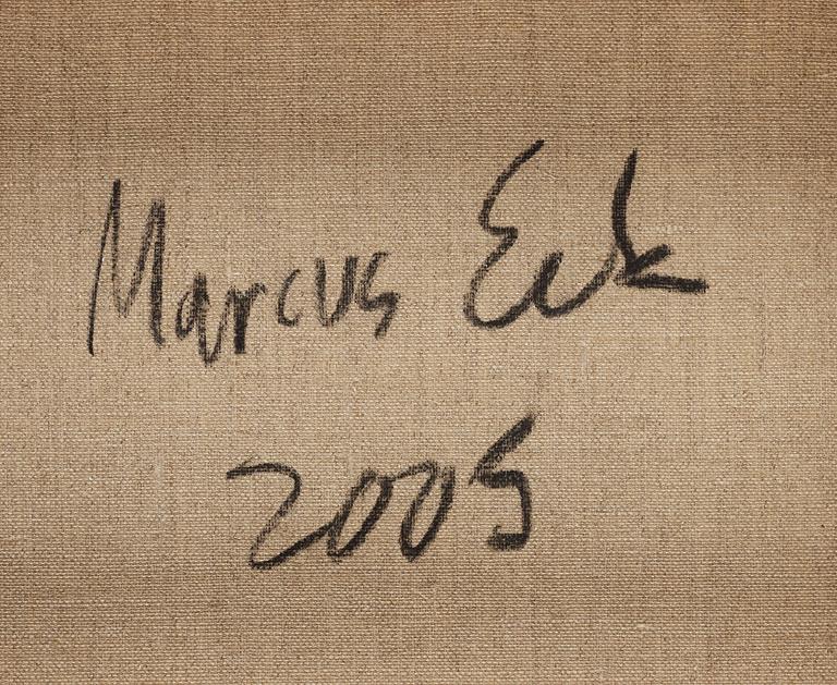 Marcus Eek, oil on canvas, signed Marcus Eek and dated 2005 on verso.