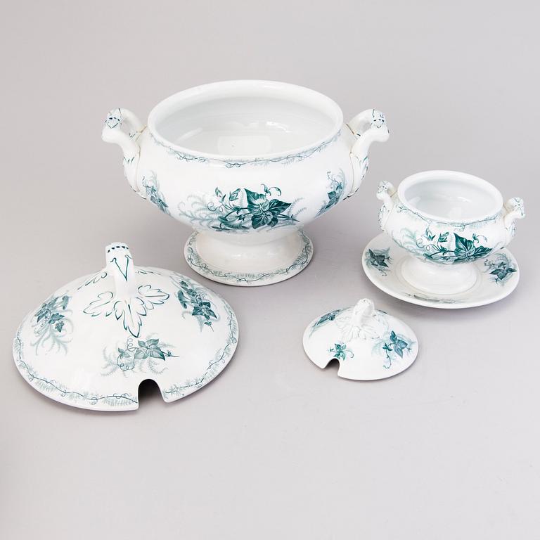 A 102-PIECE DINNERWARE SET, "Winden alt Mettlach", Villeroy & Boch, early 20th century.