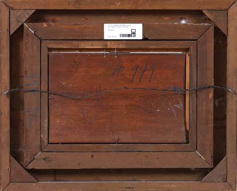 OKÄND KONSTNÄR, olja på pannå, 2 st, sign Wassiloff. Ryssland, 1900-talets senare hälft.