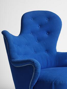 S. M. Wincrantz Möbelindustri, fåtölj, Swedish Modern, Skövde, 1940-50-tal.