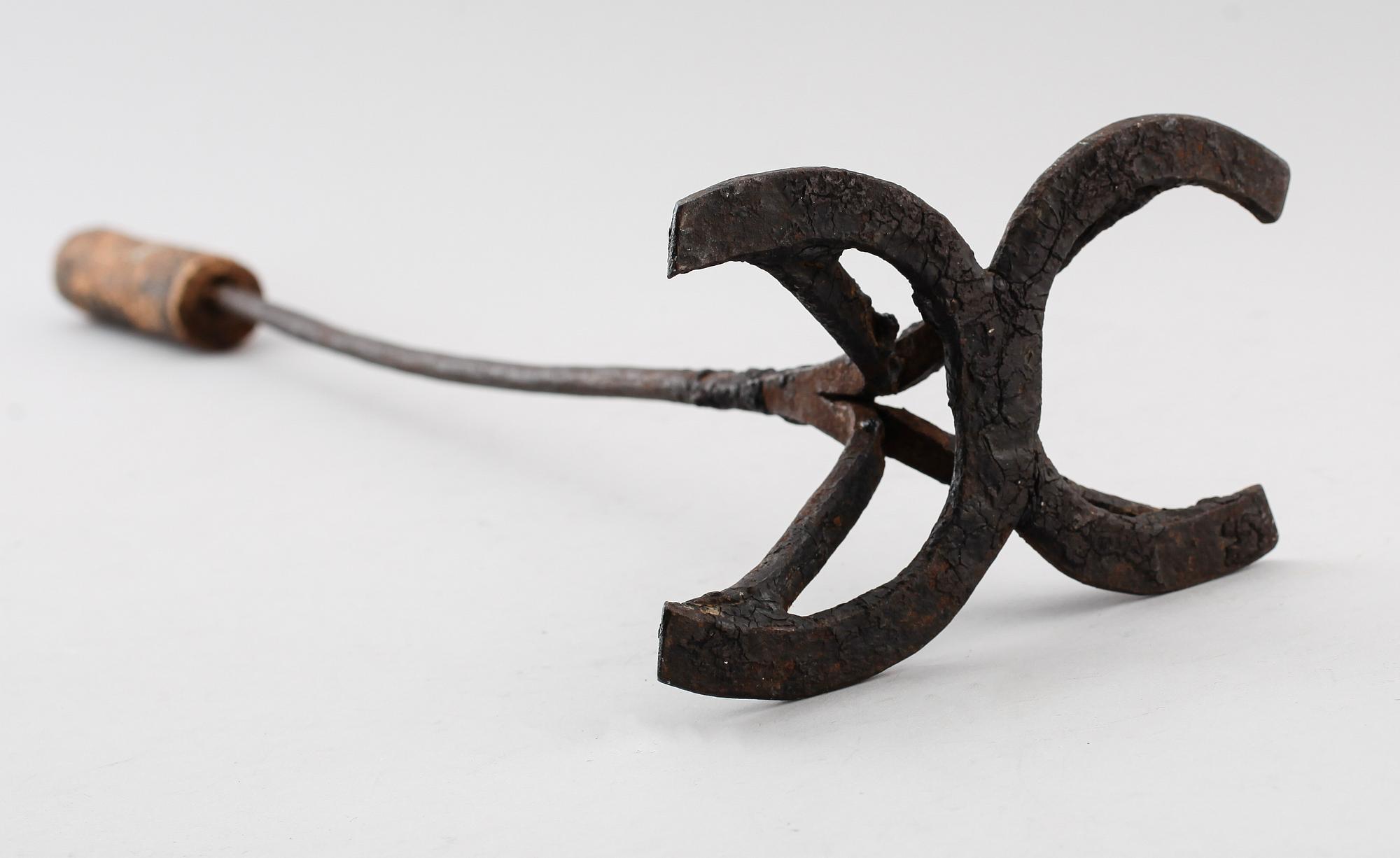 BRÄNNJÄRN, smide, 1700-tal.