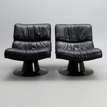 YRJÖ KUKKAPURO, FÅTÖLJER, ETT PAR. Saturnus. Tillverkare Haimi 1970-tal.