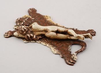 FIGUR, wienerbrons, märkt Namgreb (Bergman), omkring år 1900.