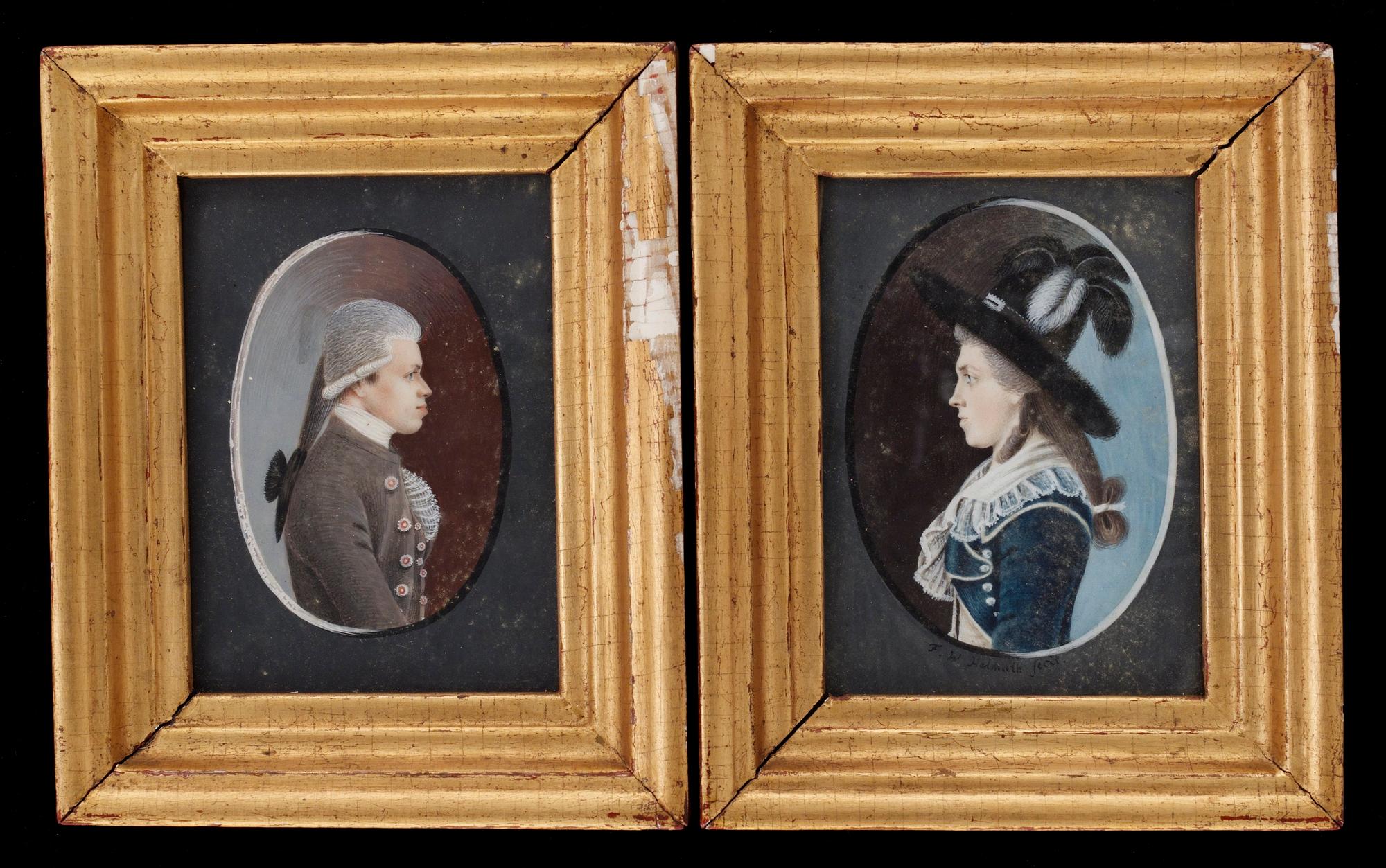 Herr- och damporträtt.