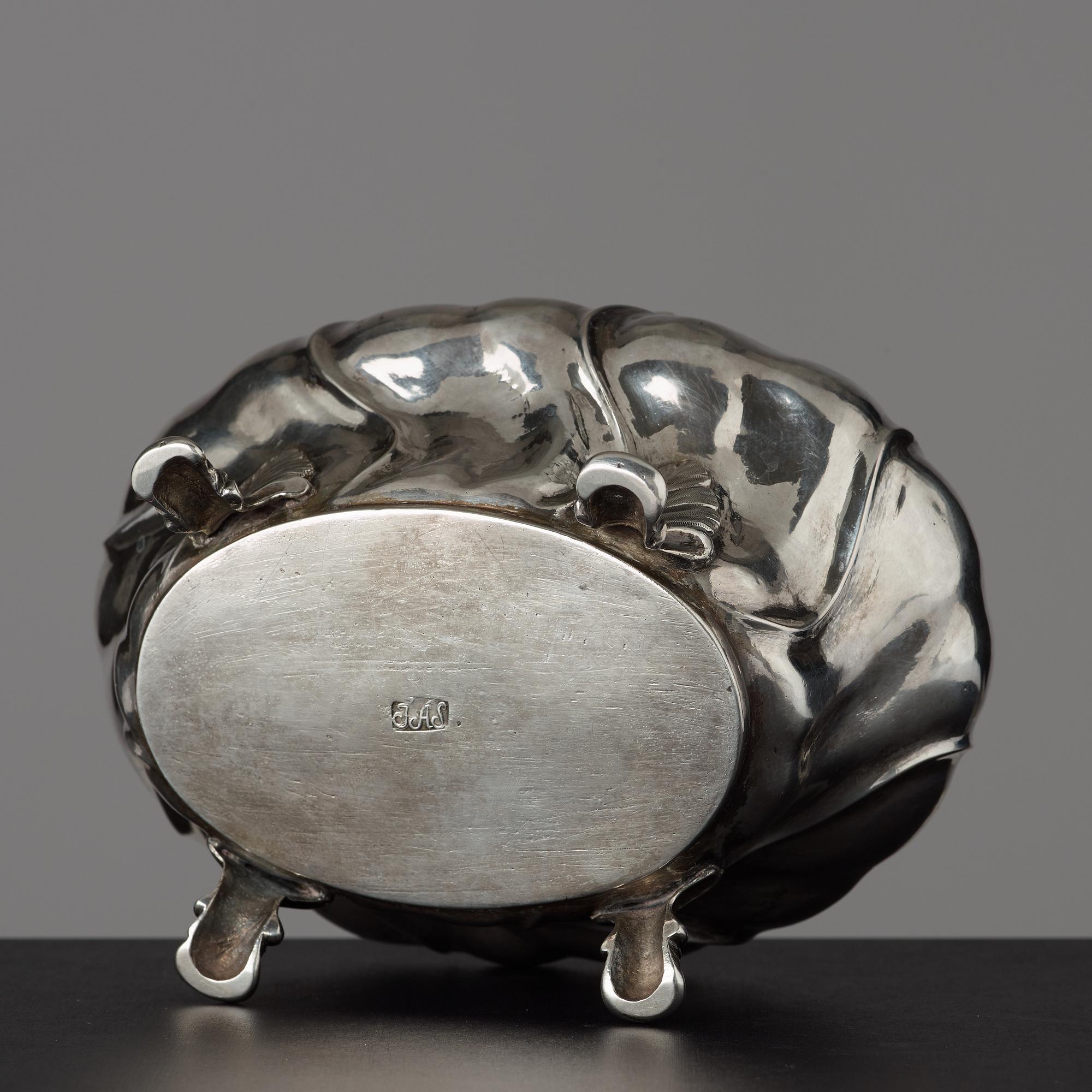 SOCKERSKRIN, av Johan Andersson Starin, mästare i Stockholm 1723-56, rokoko.